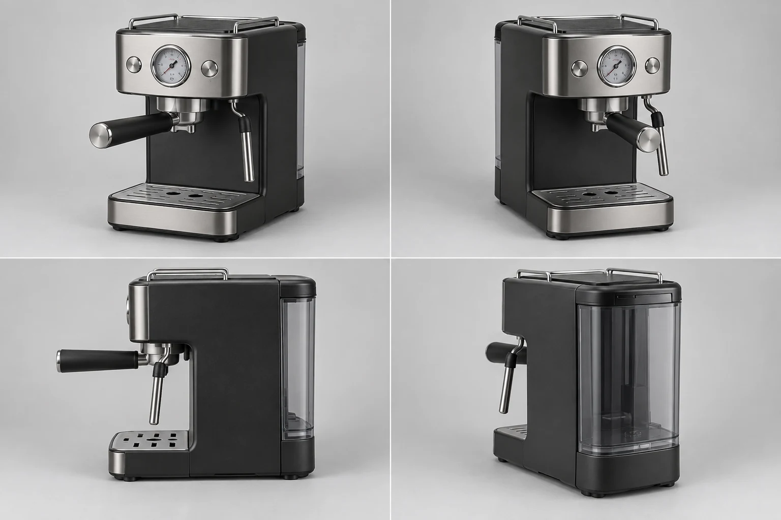 Cafetera cuatro ángulos